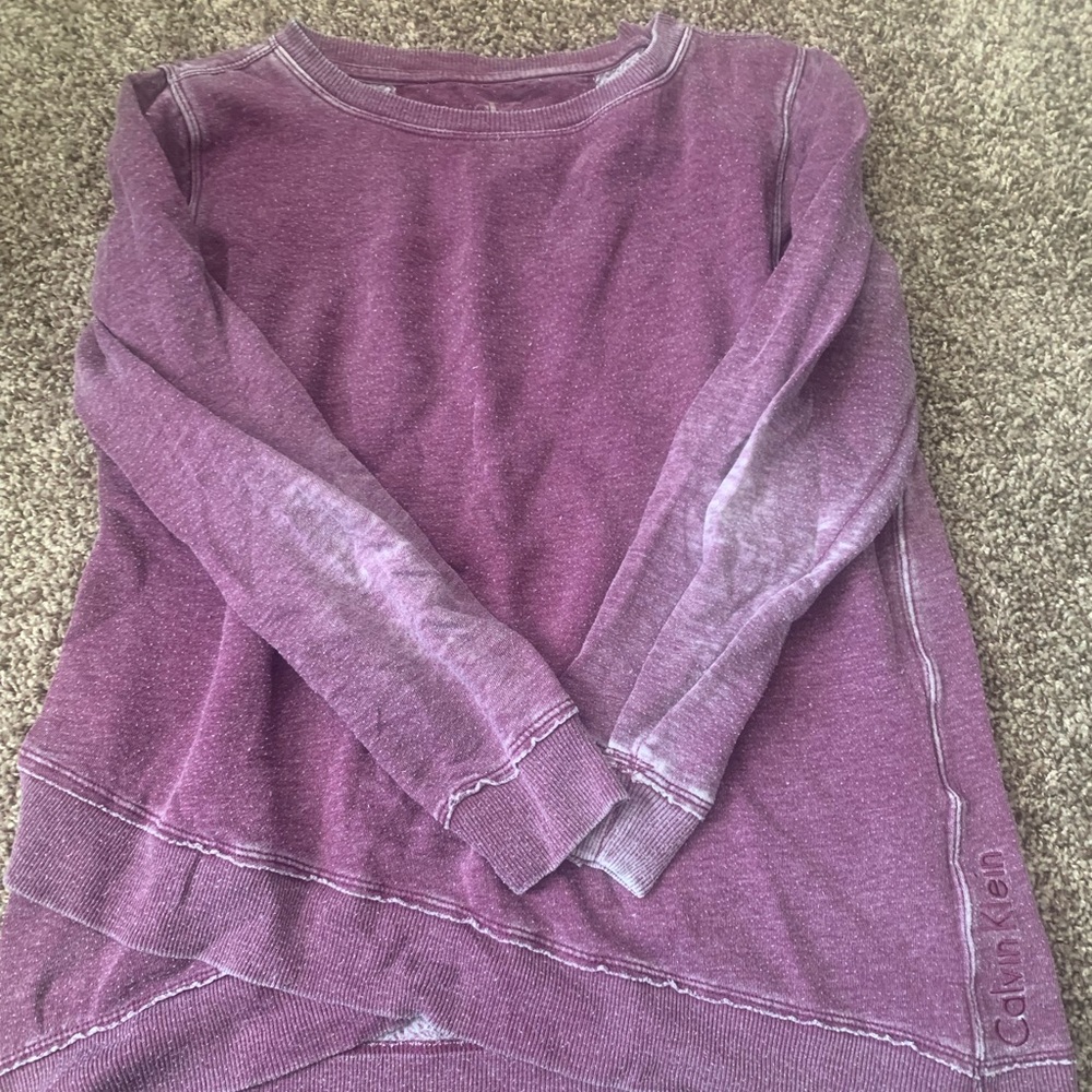 Purple Calvin Klein Sweatshirt
